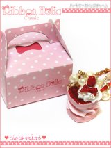 【新品】Ribbon Holic Classic　ハートケーキバッグチャーム charm ZA_016_B113