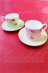 【新品】10%off クリストファーヴァイン　ペアカップ＆ソーサー 2 pairs of cups&saucers cv-011