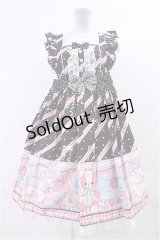 Angelic Pretty  / MELODY TOYSハイウエストジャンパースカート I-23-01-24-024i-1-OP-AP-L-HD-ZI-R