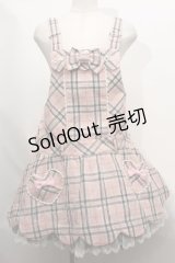 Angelic Pretty  / 子供部屋タータンサロペット S-23-02-09-014s-1-OP-AP-L-AS-ZS-R