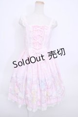 Angelic Pretty  / Cotton Candy Shopジャンパースカート Y-23-02-20-072y-1-OP-AP-L-AS-ZY