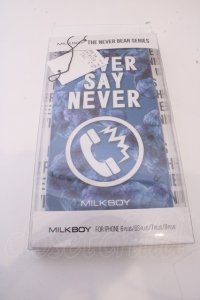 MILKBOY / NEVERPHONEBEARS BLUE アイフォンケース O-23-02-23-200-1-ZA-MB-P-IG-ZT012