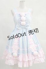 Angelic Pretty  / なかよしバニージャンパースカート(2021) H-23-03-01-1013h-1-OP-AP-L-SK-ZH-R