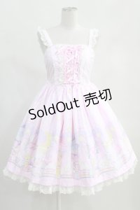 Angelic Pretty  / Cotton Candy Shopジャンパースカート&バレッタ H-23-03-14-003h-1-OP-AP-L-SK-ZH