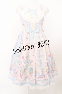 Angelic Pretty / Ice Cream Parlorジャンパースカート O-23-04-01-002o-1-OP-AP-L-OW-OS