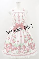 Angelic Pretty  / 摘みたていちごジャンパースカート（2020） H-23-04-18-069h-1-OP-AP-L-SK-ZH-R