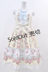 Angelic Pretty  / Ribbon Berry Bunnyジャンパースカート I-23-07-14-013i-1-OP-AP-L-HD-ZI-R