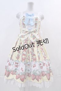 Angelic Pretty  / Ribbon Berry Bunnyジャンパースカート I-23-07-14-013i-1-OP-AP-L-HD-ZI-R