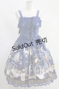 Angelic Pretty  / メルカトル骨董品店ビスチェ風ジャンパースカート H-23-07-28-1010h-1-OP-AP-L-NS-ZH-R