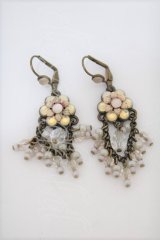 Michal Negrin  / ドリームキャッチャーモチーフストーンイヤリング Y-23-07-30-006y-1-AC-LO-L-AS-ZY