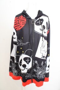 NieR Clothing / PANDA チャイナパーカー O-23-08-06-083-1-TO-PU-P-YM-ZT005