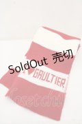 Jean Paul GAULTIER / white x red scarf O-23-08-30-068o-1-ZA-GO-G-IG-OS