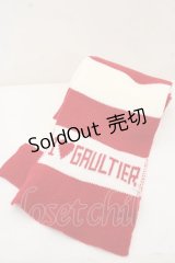 Jean Paul GAULTIER / white x red scarf O-23-08-30-068o-1-ZA-GO-G-IG-OS