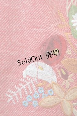 画像4: PINK HOUSE  / フラワー籠刺繍デニム風バッグ I-23-09-18-4017i-1-BG-LO-L-HD-ZT169