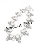 【新品】ドクロブレスレット(bracelet) BR_004_B79