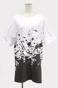 【新品】裾ペイントTシャツ g_tp TS_119_D010