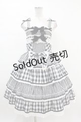 BABY,THE STARS SHINE BRIGHT / Milky Gingham Dollジャンパースカート Free ブラック H-24-01-13-1031-BA-OP-NS-ZH