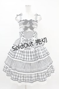 BABY,THE STARS SHINE BRIGHT / Milky Gingham Dollジャンパースカート Free ブラック H-24-01-13-1031-BA-OP-NS-ZH