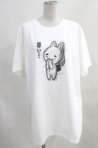 NieR Clothing / プリント半袖CUTSEW XL 白 H-24-01-13-025-PU-TO-KB-ZT399