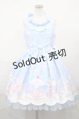 Angelic Pretty / MilkyPlanetジャンパースカートSet Free サックス H-24-03-21-1019-AP-OP-NS-ZH