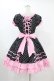 画像2: Angelic Pretty / Candy Popワンピース Free ブラック/ピンク H-24-05-19-1009-AP-OP-NS-ZH (2)