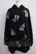 Candy Stripper / MISSING YOU...BUNNY HOODIE 2 ブラック H-24-05-25-047-PU-TO-KB-ZT432