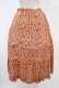画像2: Jane Marple / リバティスカラップスカート  オレンジ H-24-05-28-028-JM-SK-KB-ZH (2)