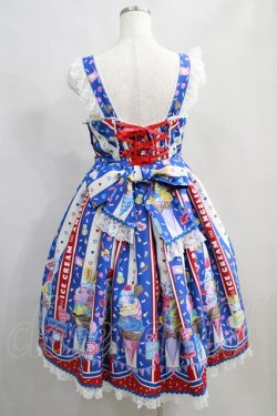 画像3: Angelic Pretty / Ice Cream Parlorジャンパースカート Free ブルー H-24-06-01-012-AP-OP-NS-ZH