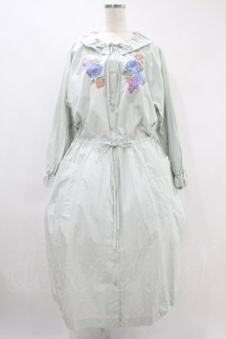 画像1: Jane Marple Dans Le Saｌon / Jardin Des Fleurs Embroideryドレス  ミント H-24-06-03-023-JM-OP-KB-ZH