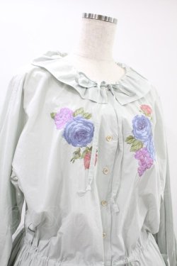 画像4: Jane Marple Dans Le Saｌon / Jardin Des Fleurs Embroideryドレス  ミント H-24-06-03-023-JM-OP-KB-ZH