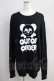 画像1: Candy Stripper / OUT OF ORDER WAFFLE L/S TEE 2 黒 H-24-06-04-1041-PU-TS-KB-ZT059 (1)