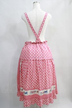 画像3: Jane Marple / Polka dots parade suspenders skirt  ピンク H-24-06-04-1005-JM-SK-KB-ZT99