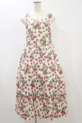 Jane Marple / Strawberry gardenのストラップドレス Free 白 H-24-06-07-092-JM-OP-KB-ZH