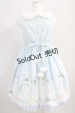 画像3: Angelic Pretty / マシュマロバニー襟付ジャンパースカート Free サックス H-24-06-10-015-AP-OP-NS-ZH