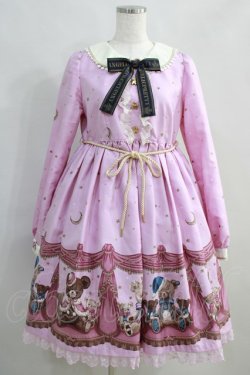 画像1: Angelic Pretty / Dream Bearワンピース Free ピンク H-24-06-12-005-AP-OP-NS-ZH