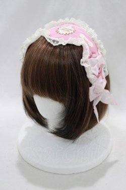 画像1: Angelic Pretty / Sweet Cream Princessカチューシャ  ピンク H-24-06-12-068-AP-AC-NS-ZH