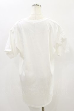 画像2: NieR Clothing / プリント半袖CUTSEW XL 白 H-24-06-13-054-PU-TO-KB-ZT304