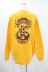 画像2: Candy Stripper / TIE DYE DEAD BEAR SWEAT 2 GOLD YELLOW H-24-06-15-1052-PU-TO-KB-ZT026 (2)