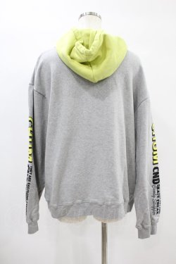 画像2: Candy Stripper / CANDYS CHUM BICOLOR HOODIE  グレー H-24-06-15-1054-PU-TO-KB-ZT025