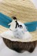 画像2: Coco&Ami / ペンギン＆ひなのストローハット   H-24-06-18-024-LO-AC-KB-ZH (2)