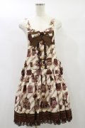 Angelic Pretty / Bear’s Chocolaterieサロペット Free アイボリー H-24-06-19-096-AP-OP-NS-ZH