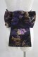 画像3: Qutie Frash / 花魁帯コルセット  黒×紫 H-24-06-20-1007-QU-TO-KB-ZH (3)