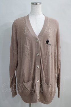 画像1: NieR Clothing / MILK COCOA KNIT CARDIGAN  ブラウンベージュ H-24-06-21-030-PU-TO-KB-ZT071