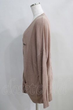 画像2: NieR Clothing / MILK COCOA KNIT CARDIGAN  ブラウンベージュ H-24-06-21-030-PU-TO-KB-ZT071