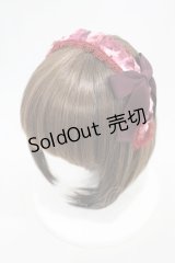 Victorian maiden / Victorian Queenカチューシャ - ガーネット H-24-06-22-1004-CL-AC-NS-ZH