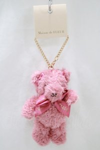 Maison de FLEUR / ピンくまニア ベアチャーム  ピンク H-24-06-22-065-LO-ZA-NS-ZH