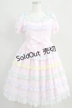 画像1: Angelic Pretty / しゃぼん玉ワンピース Free ピンク H-24-06-24-1009-AP-OP-NS-ZH