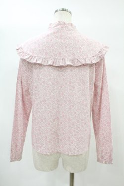 画像2: Jane Marple Dans Le Saｌon / D’anjo coast cape blouse  ピンク H-24-07-02-048-JM-BL-KB-ZH