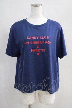 画像1: Candy Stripper / Candy Club TEE 2 紺 H-24-07-03-022-PU-TO-KB-ZH