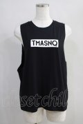 KRY CLOTHING / 「TMASNO」ルーズシルエットタンク  黒 H-24-07-03-023-EL-TO-KB-ZH